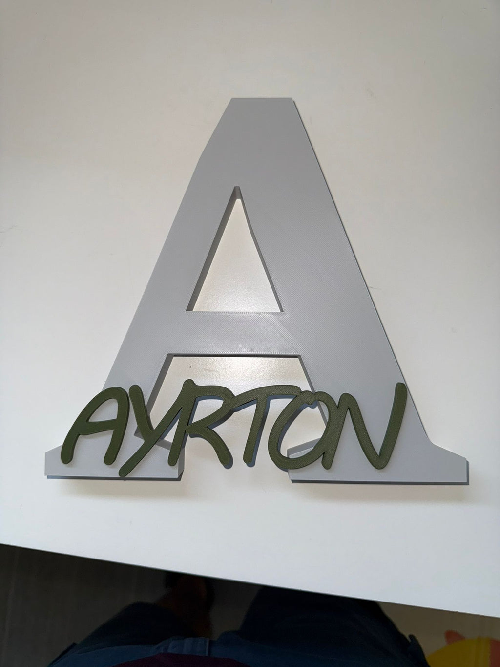 Inicial con Nombre Personalizada