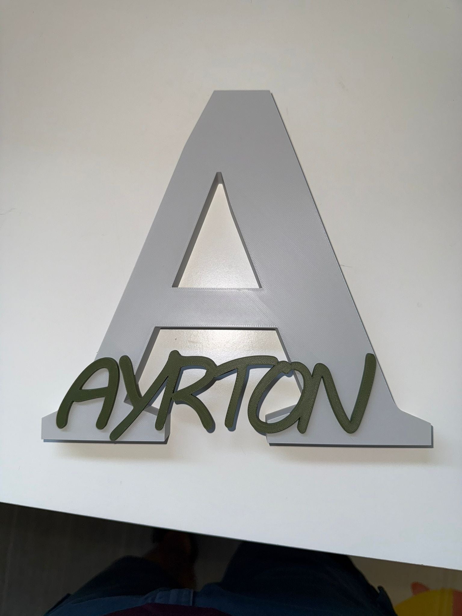 Inicial con Nombre Personalizada